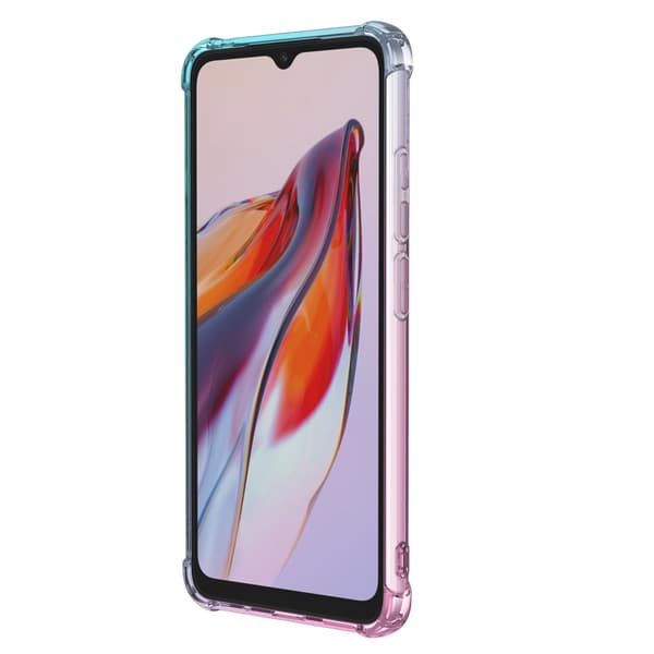 Smart Skyddsskal i Silikon - Xiaomi 12C Blue/Pink