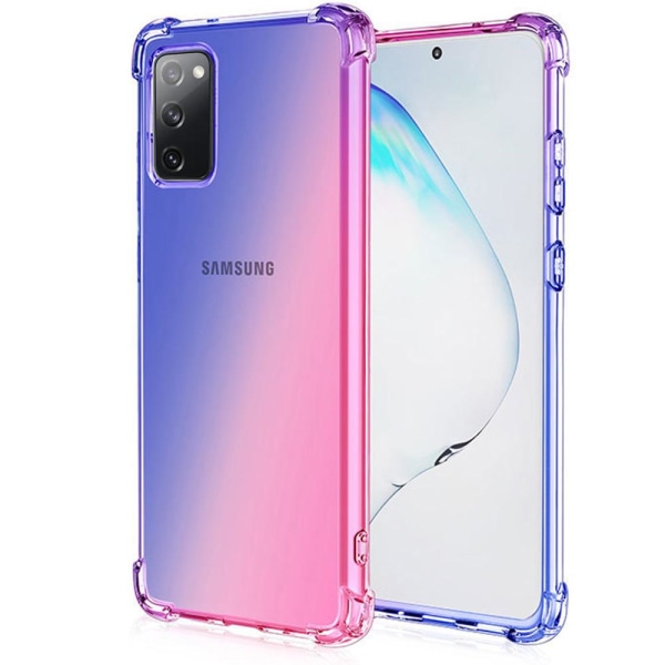 Samsung Galaxy A02S - Floveme-kuori Rosa/Lila