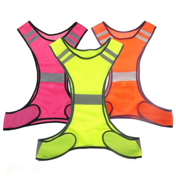 H�llbar H�g Reflekterande Reflexv�st Orange