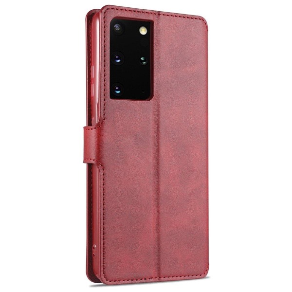 Samsung Galaxy S21 Ultra – lompakkokotelo (YAZUNSHI) Röd