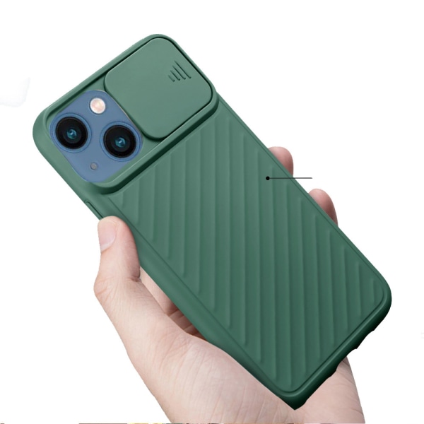 iPhone 13 Mini - Deksel med kamerabeskyttelse Grön