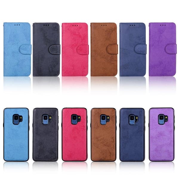 Smart etui med dobbeltfunktion til Samsung Galaxy S9 Rosa