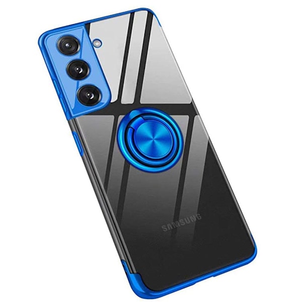 Samsung Galaxy S21 - Skal med Ringhållare Blå