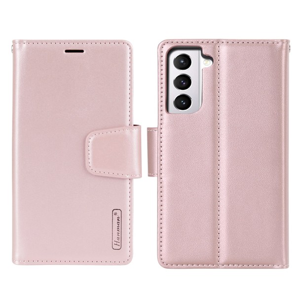 Samsung Galaxy S21 Plus - Hanman 2-1 Plånboksfodral Svart