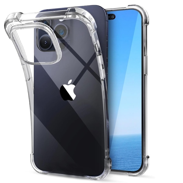 iPhone 16 Pro Max - Exklusivt Silikonskal med Avancerat Stötskydd