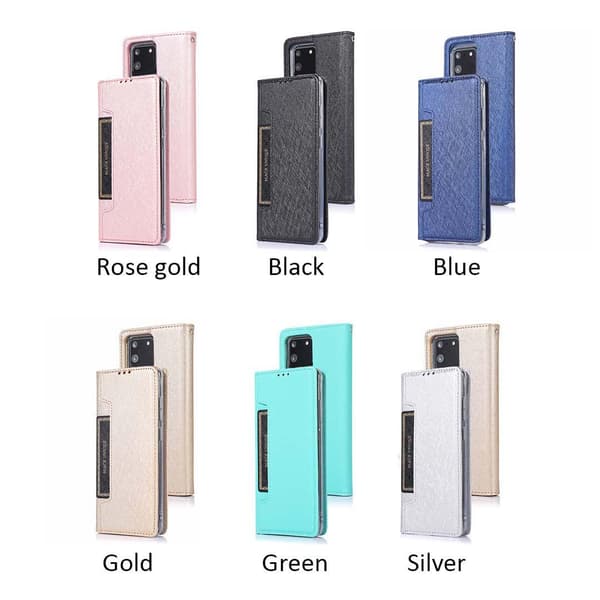 Samsung Galaxy S20 - Floveme Wallet Case Silver