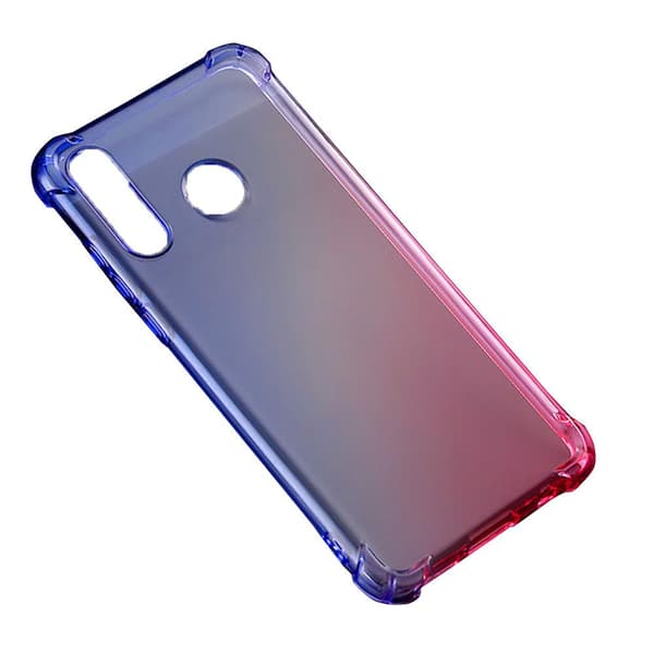 Huawei P30 Lite - Støtdempende FLOVEME Silikondeksel Rosa/Lila