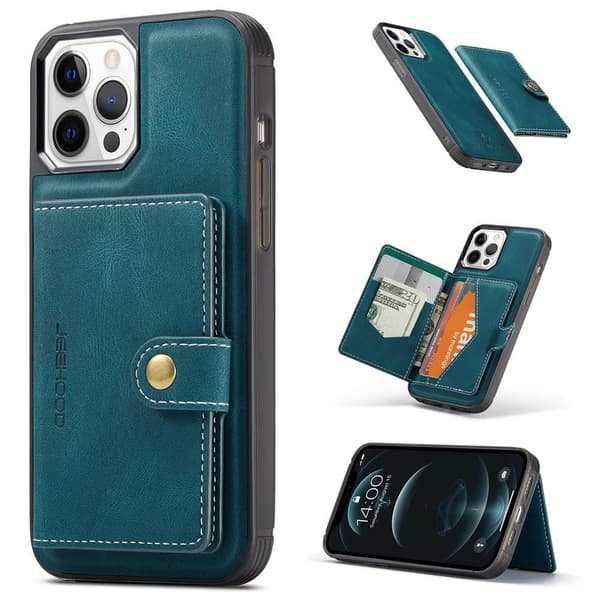 iPhone 12 Pro Max - Cover med kortrum Brun