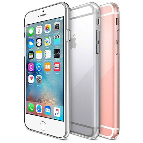 iPhone 5/5S/5SE - Skyddande Silikonskal (FLOVEME) Transparent Transparent/Genomskinlig