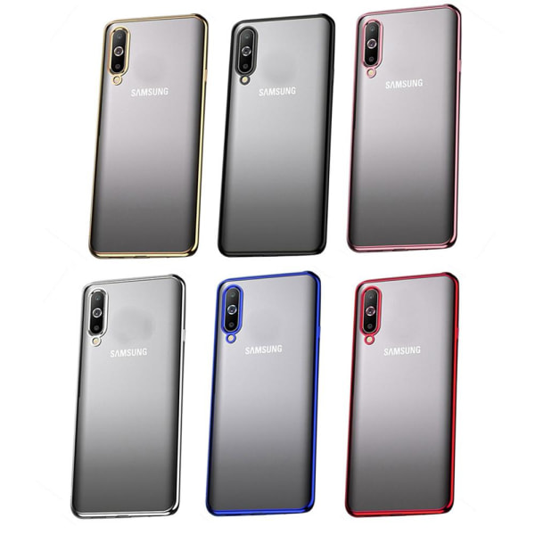 Samsung Galaxy A50 - Tyylikäs suojaava silikonikuori (FLOVEME) PinkGold Roséguld