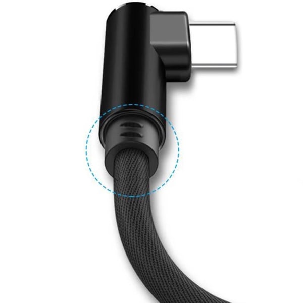 Hurtigopladningskabel USB-C (Type-C) Blå 1 Meter