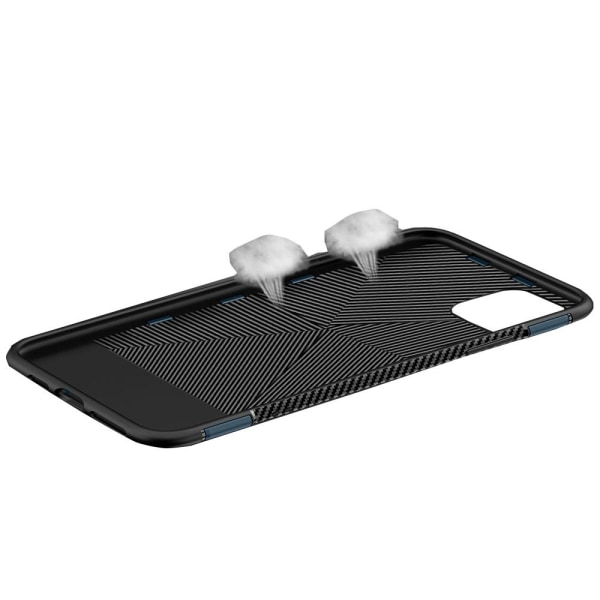 iPhone 11 Pro - Praktiskt Floveme Skal med Ringhållare Black Svart