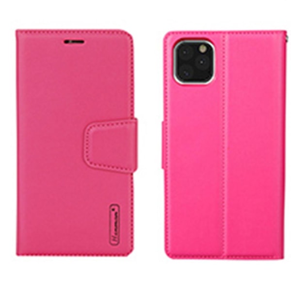 iPhone 11 Pro – Praktisk lommebokdeksel (HANMAN) Pink Rosaröd