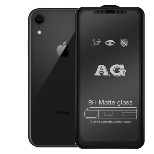 Näytönsuoja 2.5D Anti-Fingerprints 0.3mm iPhone XR Transparent/Genomskinlig