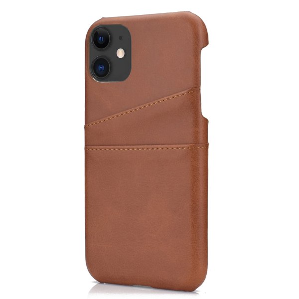 iPhone 13 Mini - Stilrent Praktisk Etui med Kortholder Mörkblå