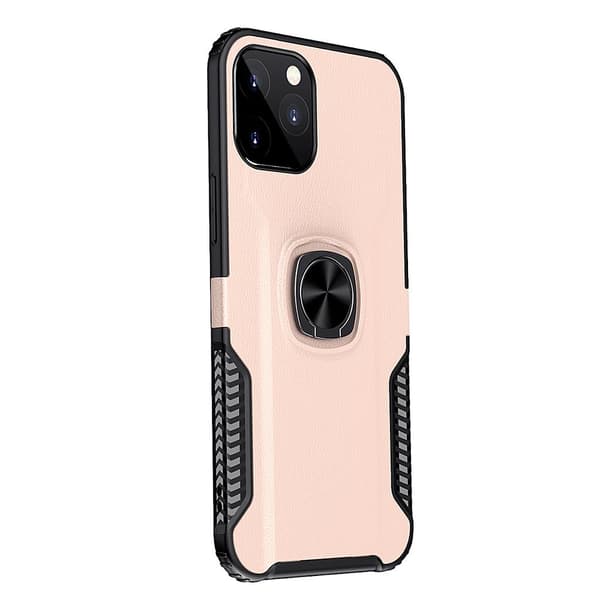 iPhone 12 Pro - LEMAN Skal med Ringhållare Petrol