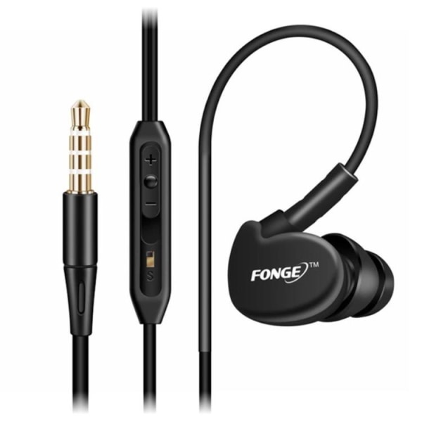 FONGE Sport In-ear Hörlurar med Mic (Earphone) Grön