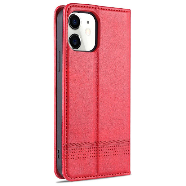 iPhone 12 - Praktiskt Plånboksfodral (AZNS) Brun