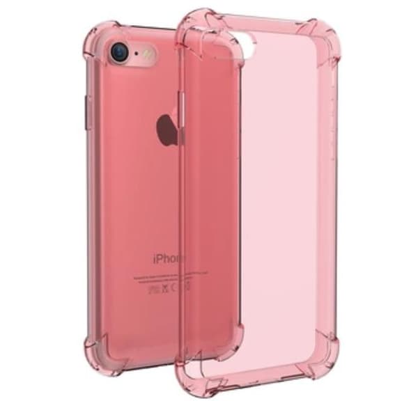 Praktiskt Stilrent Silikonskal iPhone 7 Drop-proof Anti-crash Silver/Grå Silver/Grå