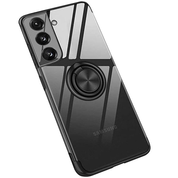 Samsung Galaxy S21 Plus - FLOVEME Skal med Ringhållare Blå