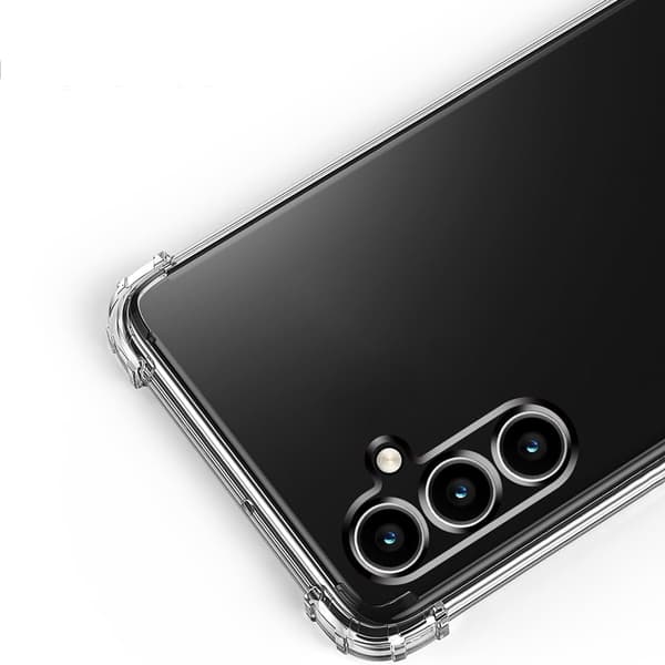 Samsung Galaxy S25 FE Skyddande Silikonskal  perfekt passform Transparent