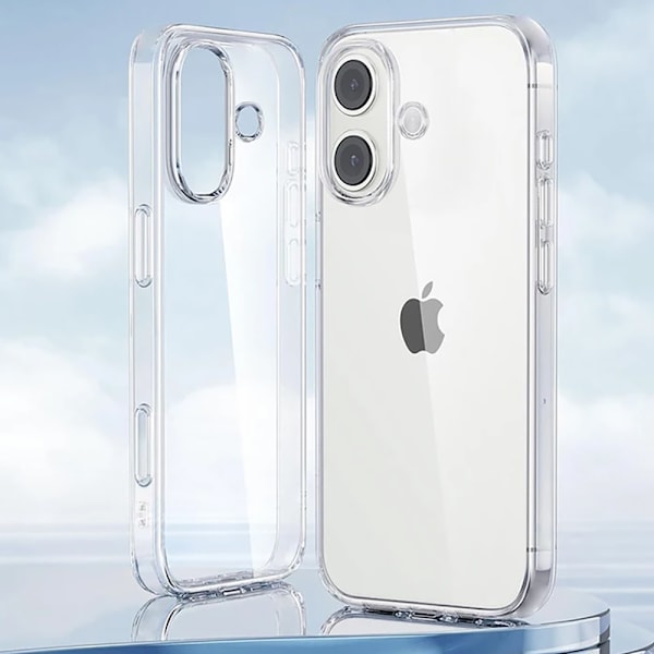 iPhone 16 Plus - Helt Nytt Stötdämpande Ultra-Tunt Silikonskal