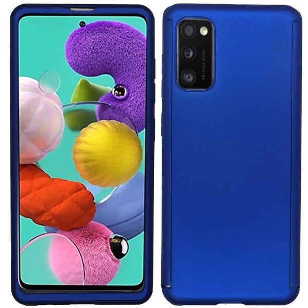 Samsung Galaxy A71 - Floveme Dobbelt Cover Blue Blå