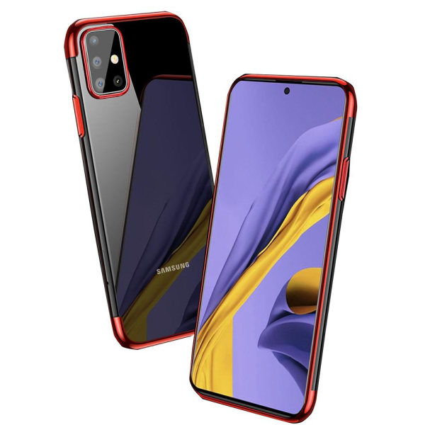 Samsung Galaxy A71 - Floveme Silikone Cover Svart