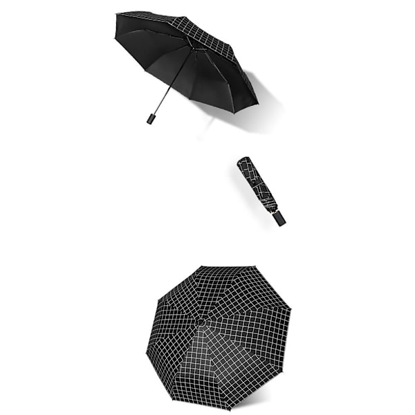 Stilrent Anti-UV Slittåligt Paraply Vit