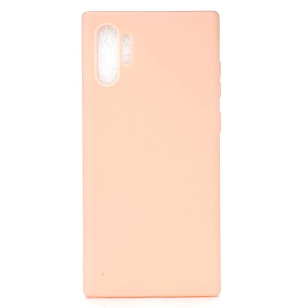 Samsung Galaxy Note10+ - Skyddande Matt Silikonskal Nkobee Mörkblå