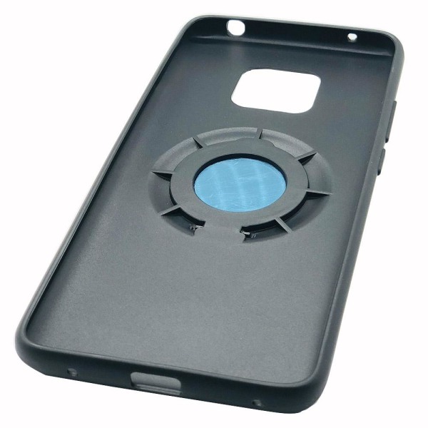 Skyddsskal med Ringhållare i Carbondesign - Huawei Mate 20 Pro Blå