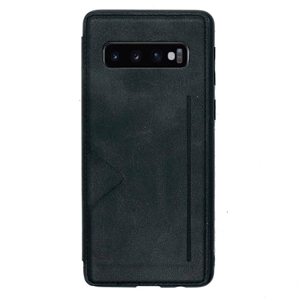 Samsung Galaxy S10 Plus - Praktiskt Skyddande Skal Kortfack Roséguld
