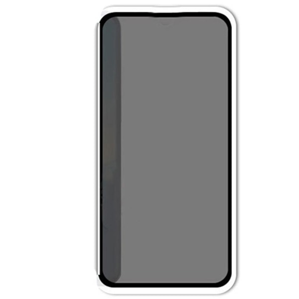 Samsung A80 2.5D Anti-Spy 2-PACK Skärmskydd Ram 9H Sekretessglas