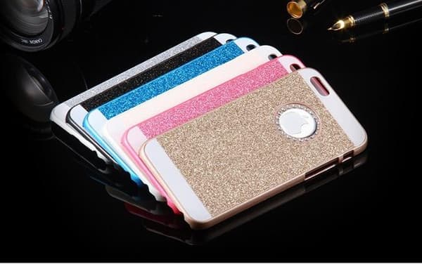 iPhone 6/6S - Stilrent skal GLAMOROUS Svart