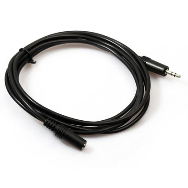 AUX Ljudkabel 3.5mm 2 Meter Svart