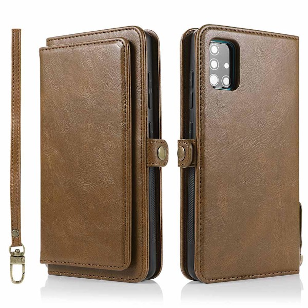 Samsung Galaxy A51 - 2-1 Pung etui Mörkblå