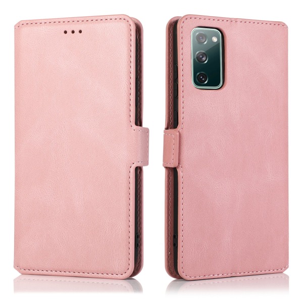 Samsung Galaxy S23 FE - Myk, slitasjebestandig lommebokveske med kort Röd