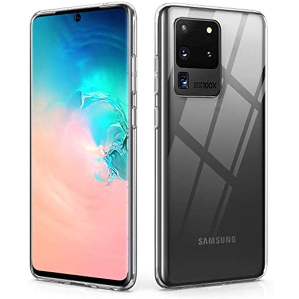 Samsung Galaxy S20 Ultra - Ohut silikonikotelo Transparent Transparent/Genomskinlig
