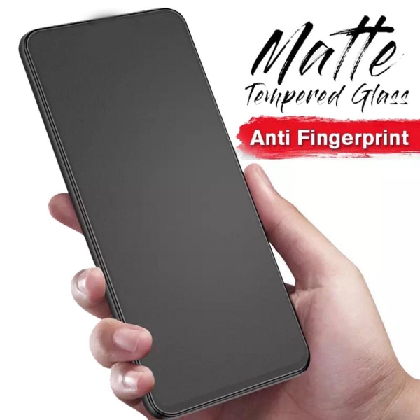 Anti-fingeraftryk skærmbeskytter 0,3 mm Galaxy A80 Transparent/Genomskinlig