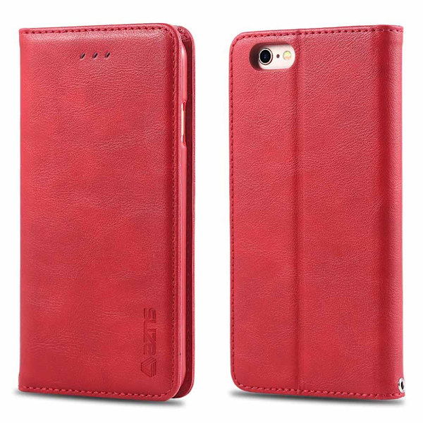 iPhone 6/6S - Praktiskt Stilrent Plånboksfodral Brun Brun
