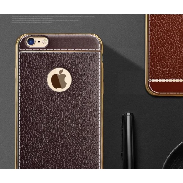 Stilrent Exklusivt skal - LEMAN (VINTAGE-serie) iPhone 7 ORGINAL Brun