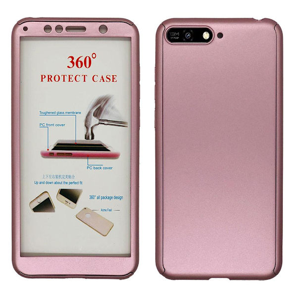 Huawei Y6 2018 - Praktiskt Skyddsskal Dubbelsidigt Guld