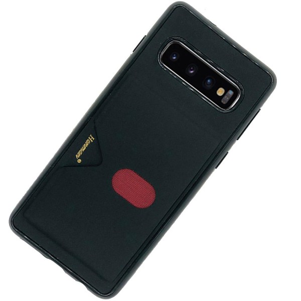 Samsung Galaxy S10 Plus - Praktiskt Stilsäkert Skal (HANMAN) Svart