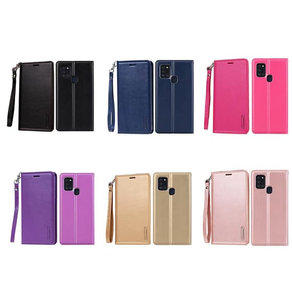 Samsung Galaxy A21S - Hanman Wallet etui Lila