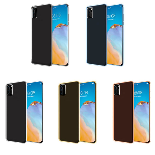 Huawei P40 - Dubbelsidigt Silikonskal Transparent/Genomskinlig