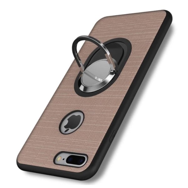iPhone 6/6S - Stilrent Silikonskal med Ringh�llare FLOVEME Brun