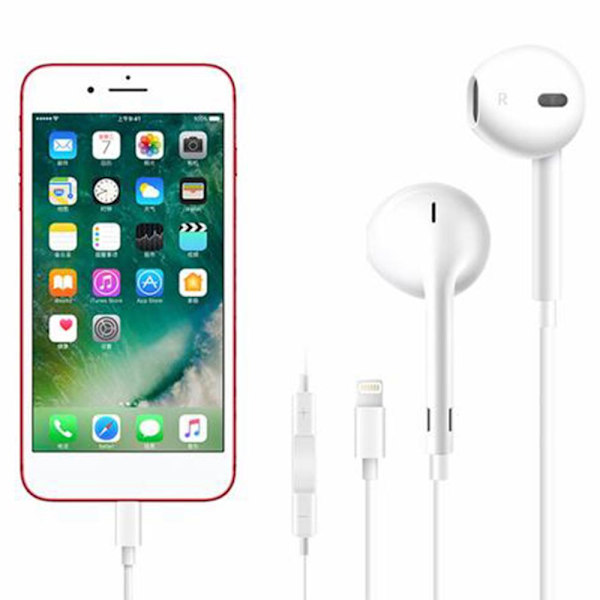 Smarta Earpods/Hörlurar/headset Lightning-ingång (BLUETOOTH) Vit