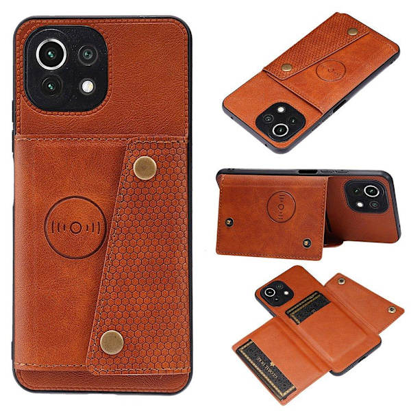 Xiaomi Mi 11 Lite - Etui med kortholder Mörkblå