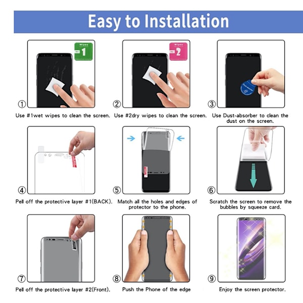 Samsung Galaxy A53 5G Hydrogel Sk�rmskydd HD 0,3mm Transparent