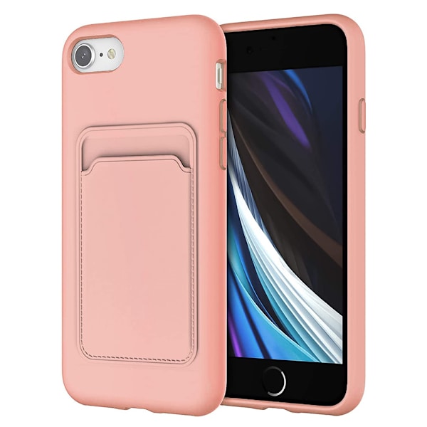 iPhone SE 2020 - Skal med Korthållare APRIKOS